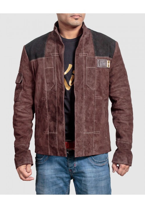 Han Solo Jacket - Kids Suede Leather Jacket